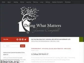 doingwhatmatters.com