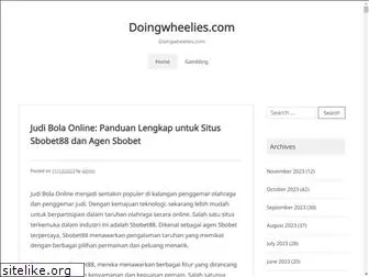 doingwheelies.com