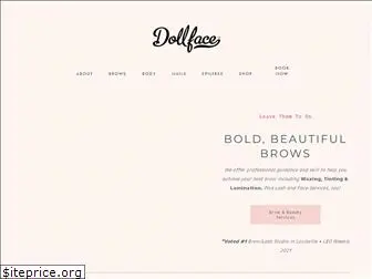 dollfacebrows.com