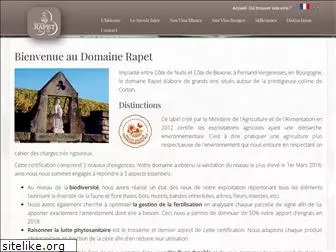 domaine-rapet.com