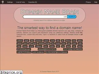 domainnamebrain.com