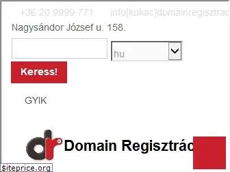 domainregisztraciokft.hu