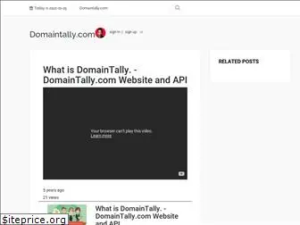 domaintally.com