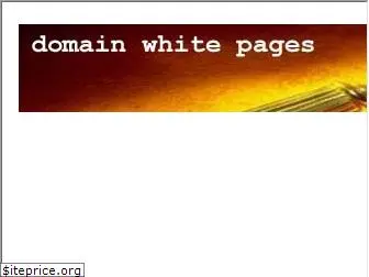 domainwhitepages.com