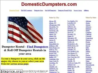 domesticdumpsters.com