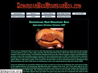 dominicanredmountainboa.com