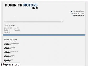 dominickmotors.com