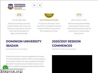 dominionuniversity.edu.ng