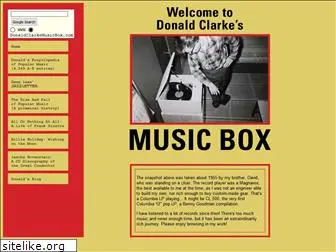 donaldclarkemusicbox.com