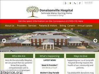 donalsonvillehospital.org