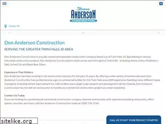 donandersonconstruction.com