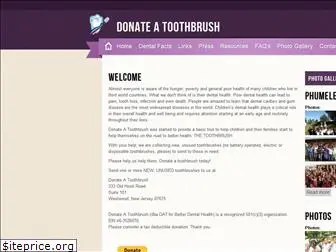 donateatoothbrush.com