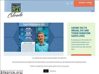 donatelifecolorado.org