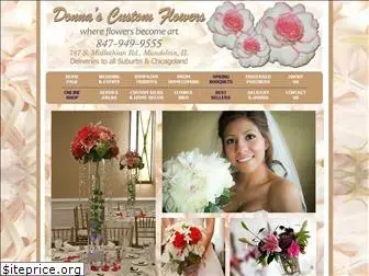 donnascustomflowers.com