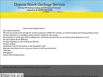 donniestarkgarbageservice.com