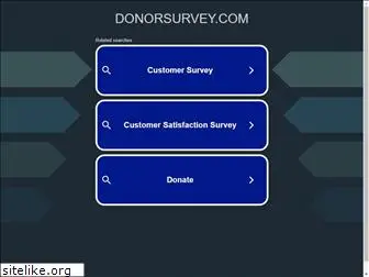 donorsurvey.com
