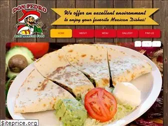 donpedromexicanfood.com