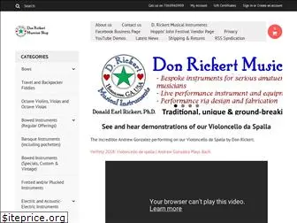 donrickertmusicianshop.com