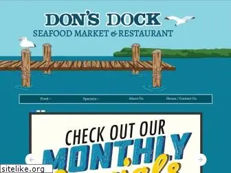 donsdockseafood.com