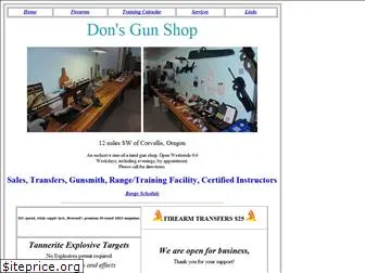 donsgunshop.com