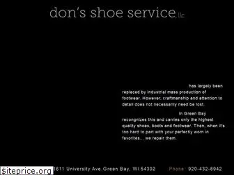 donsshoeservice.com