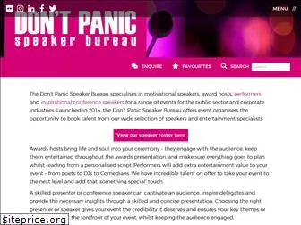 dontpanicspeakerbureau.com