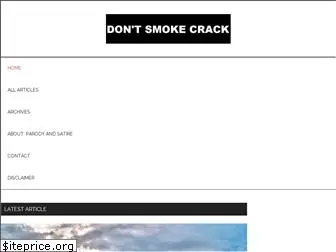 dontsmokecrack.com