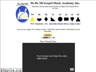 doremigospelmusicacademy.com