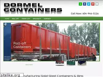dormelcontainers.com