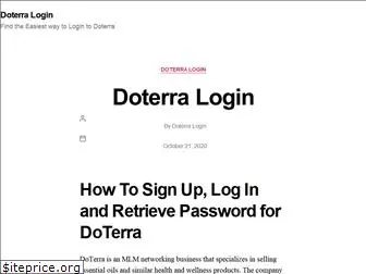 doterralogin.com