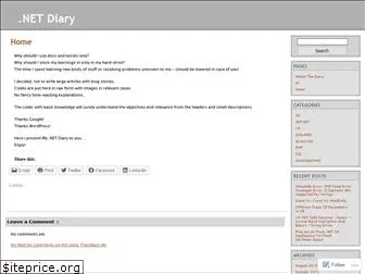 dotnetdiary.wordpress.com thumbnail