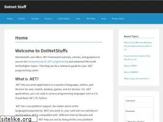 dotnetstuffs.com