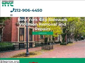 dotsidewalkrepairnyc.com