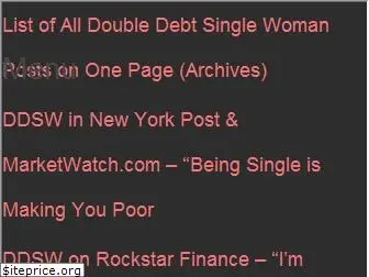 doubledebtsinglewoman.com