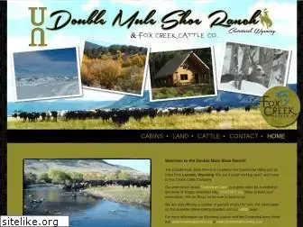 doublemuleshoeranch.com