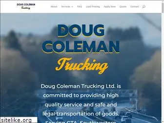 dougcolemantrucking.com