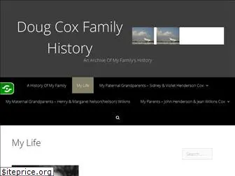dougcoxfamilyhistory.com