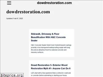 dowdrestoration.com