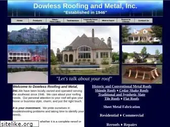 dowlessroofing.com