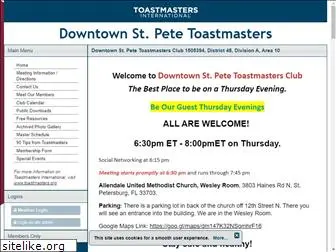downtownstpetetoastmasters.com