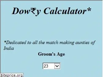 dowrycalculator.com