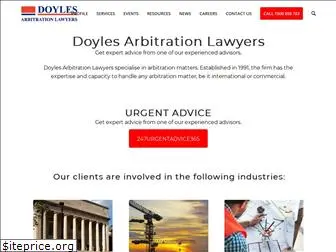 doylesarbitrationlawyers.com