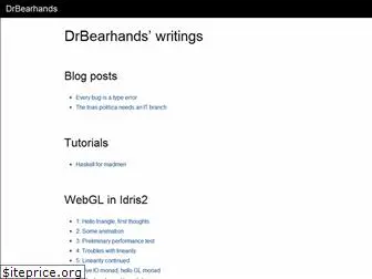 drbearhands.com