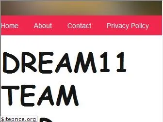 dream11teamone.blogspot.com