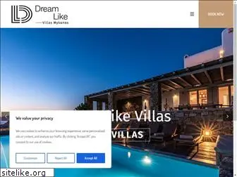 dreamlikevillasmykonos.com