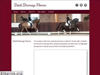 dressagehorsesholland.com