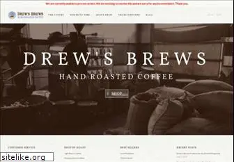 drewsbrewscoffee.com