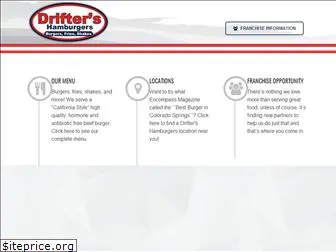 driftershamburgers.com