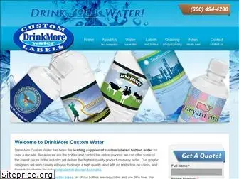 drinkmorecustomwater.com