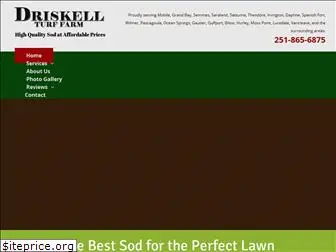 driskellturffarm.com